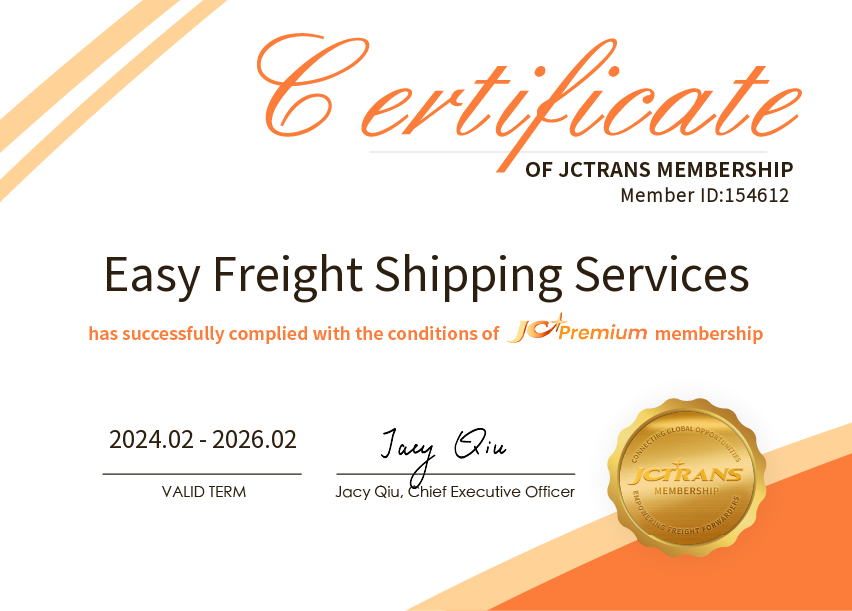 Easy Freight Shipping ServicesJC Premium