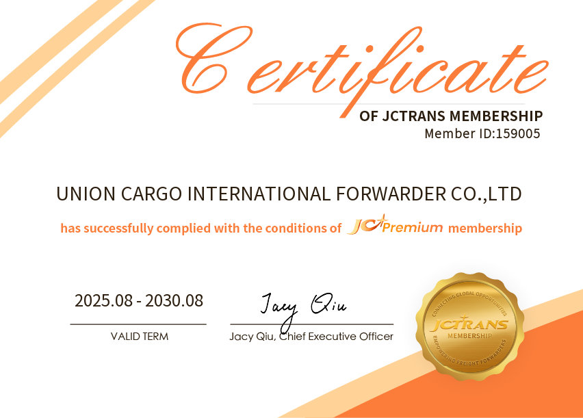 UNION CARGO INTERNATIONAL FORWARDER CO.,LTDJC Premium