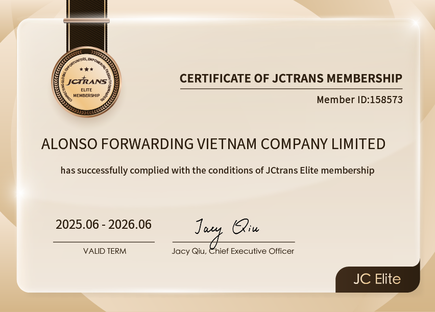 ALONSO FORWARDING VIETNAM COMPANY LIMITEDJC Elite