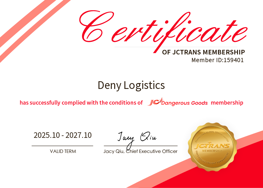 Deny LogisticsJC Dangerous Goods
