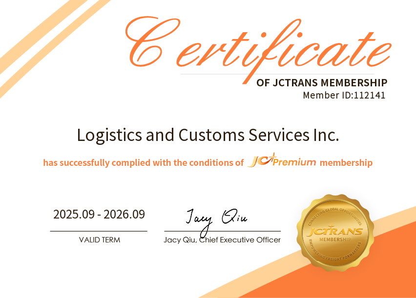 Logistics and Customs Services Inc.JC Premium