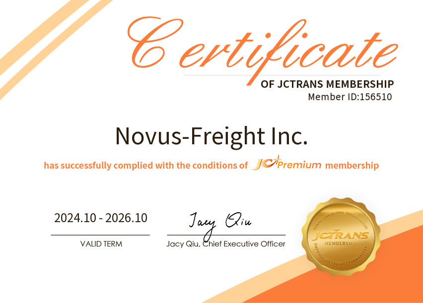 NOVUS-FREIGHT INC.JC Premium