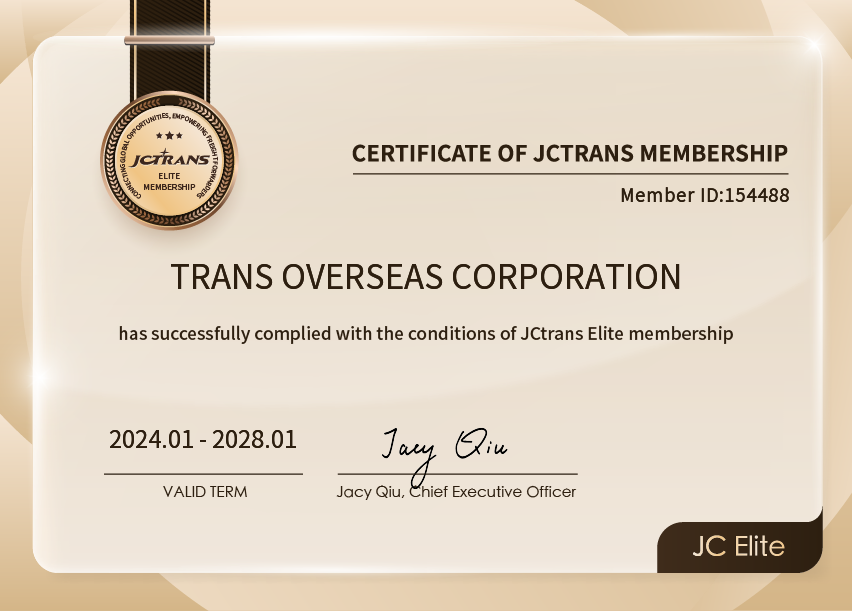 TRANS OVERSEAS CORPORATIONJC Elite