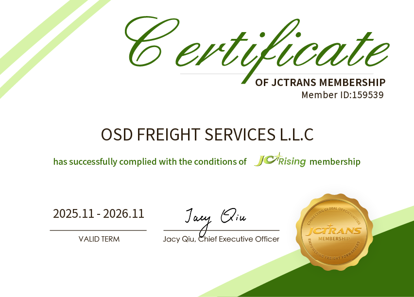 OSD FREIGHT SERVICES L.L.CJC Rising