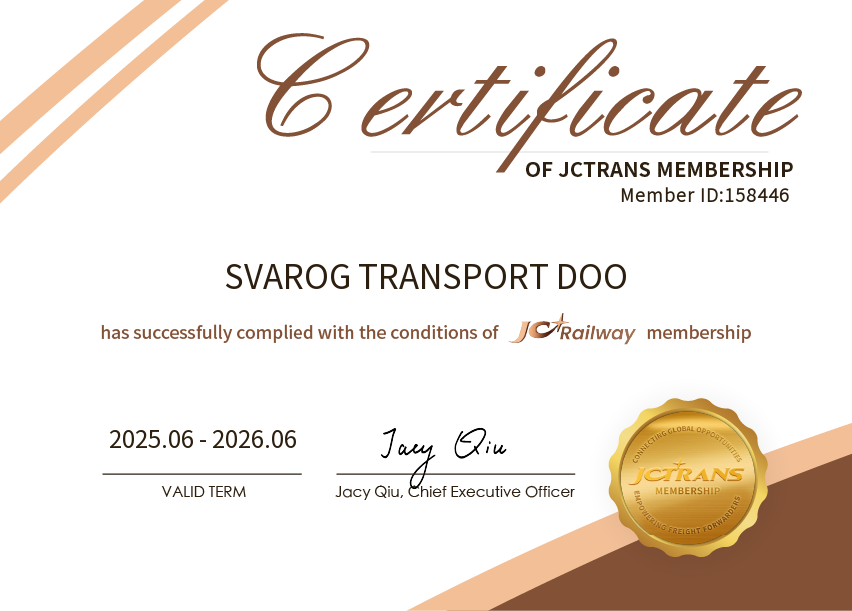 SVAROG TRANSPORT DOOJC Railway