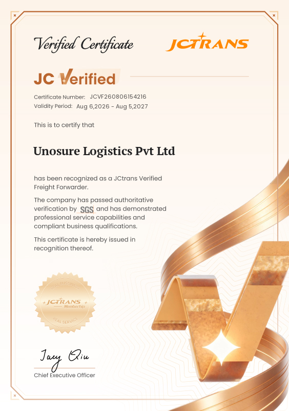 Unosure Logistics Pvt LtdJC Verified