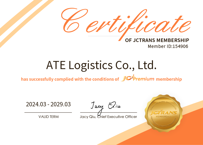 ATE Logistics Co., Ltd.JC Premium