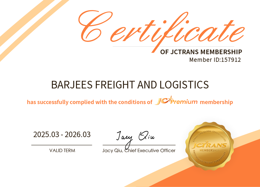 BARJEES FREIGHT AND LOGISTICSJC Premium
