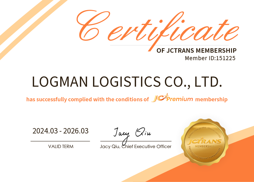 LOGMAN LOGISTICS CO., LTD.JC Premium