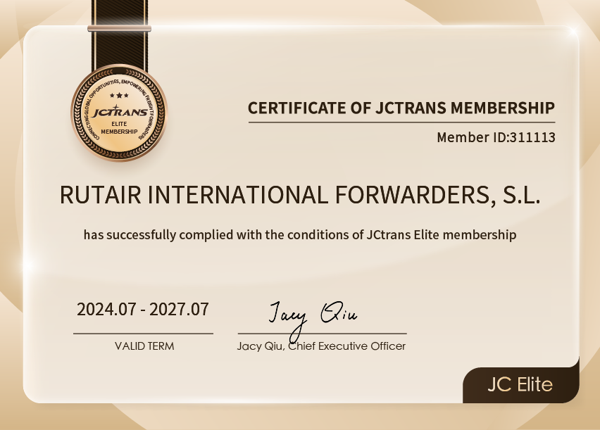 RUTAIR INTERNATIONAL FORWARDERS, S.L.JC Elite