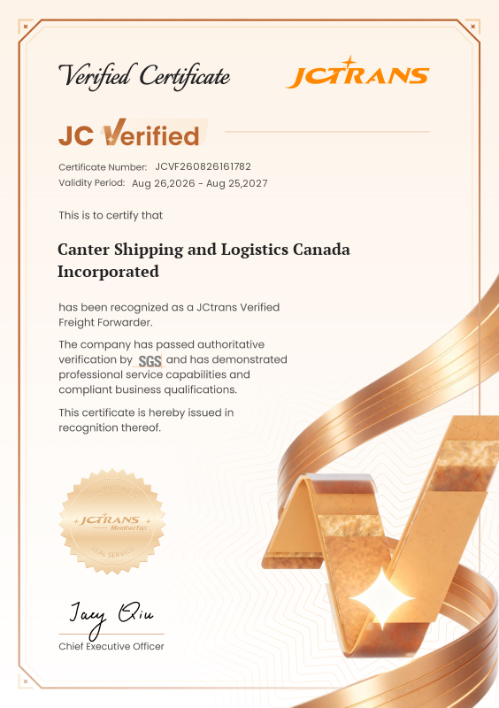 Canter Shipping and Logistics Canada IncorporatedJC Verified
