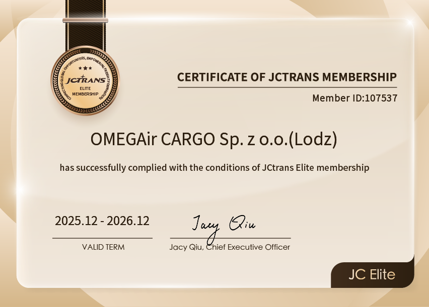 OMEGAir CARGO Sp. z o.o.(Lodz)JC Elite