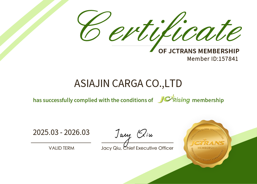 ASIAJIN CARGA CO.,LTDJC Rising