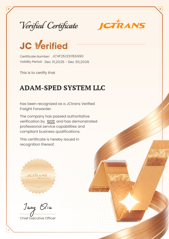 ADAM-SPED SYSTEM LLCJC Verified