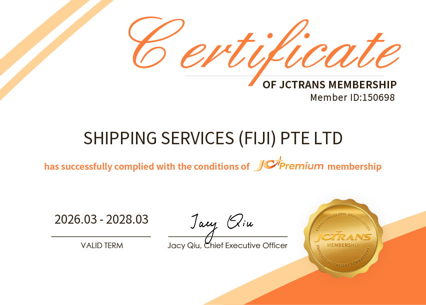 SHIPPING SERVICES (FIJI) PTE LTDJC Premium