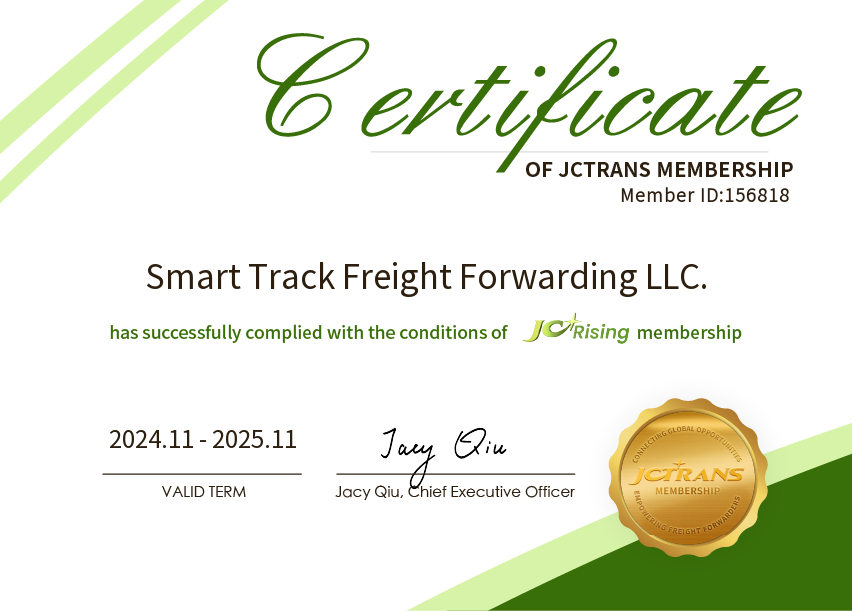 Smart Track Freight Forwarding LLC.JC Rising