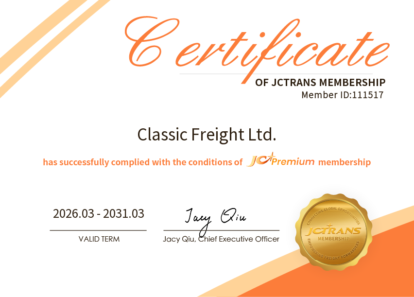 Classic Freight Ltd.JC Premium