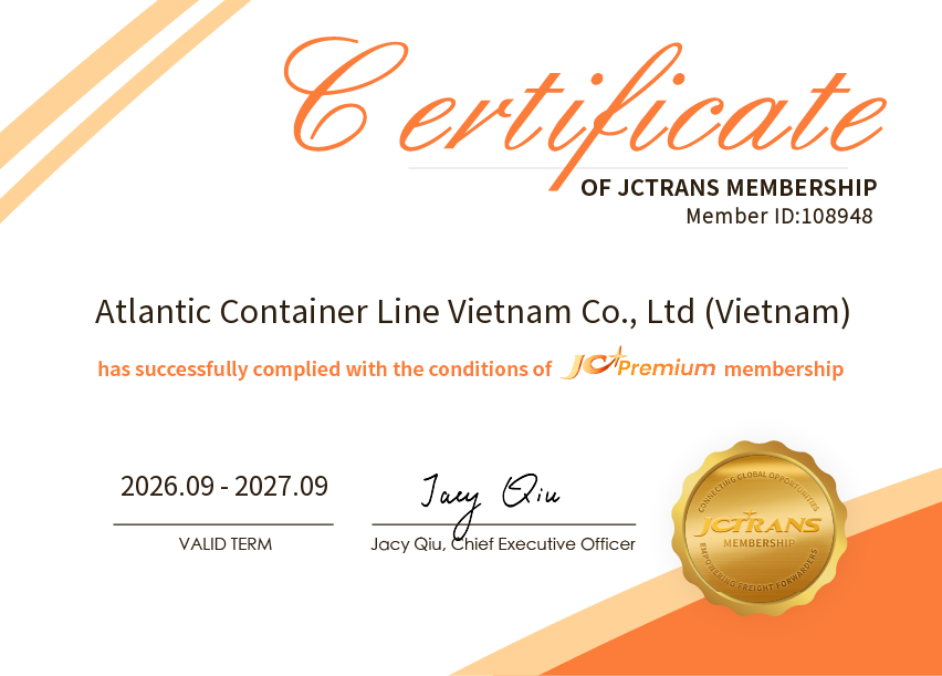Atlantic Container Line Vietnam Co., Ltd (Vietnam)JC Premium