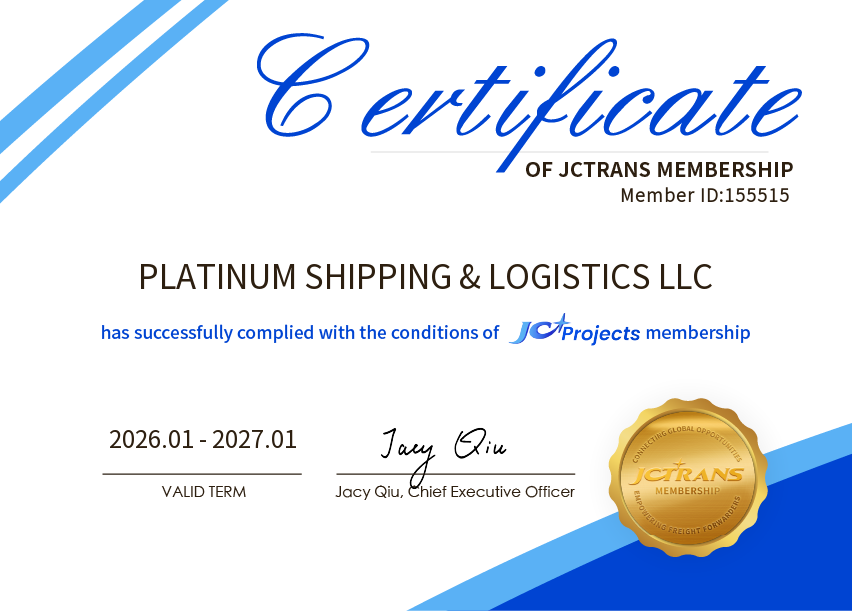 PLATINUM SHIPPING & LOGISTICS LLCJC Projects