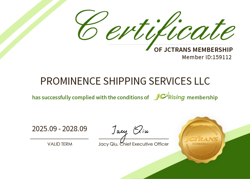 PROMINENCE SHIPPING SERVICES LLCJC Rising