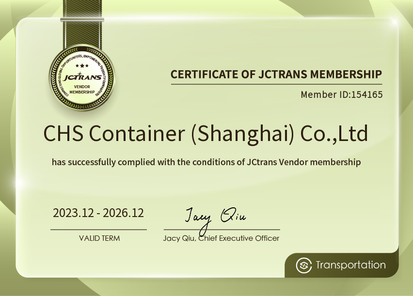 CHS Container (Shanghai) Co.,LtdJC Vendor Transportation