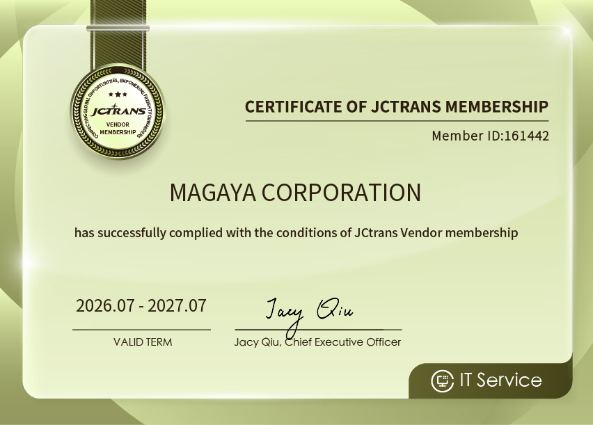MAGAYA CORPORATIONJC Vendor IT Services