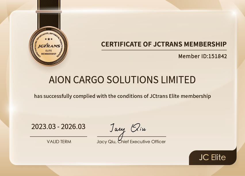 AION CARGO SOLUTIONS LIMITEDJC Elite