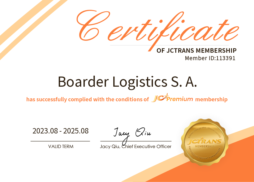 Boarder Logistics S. A.JC Premium