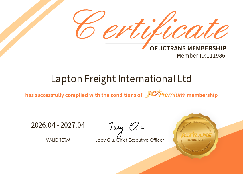 Lapton Freight International LtdJC Premium