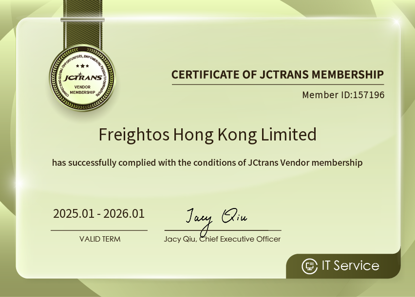Freightos Hong Kong LimitedJC Vendor IT Services