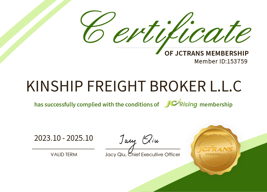 KINSHIP FREIGHT BROKER L.L.CJC Rising