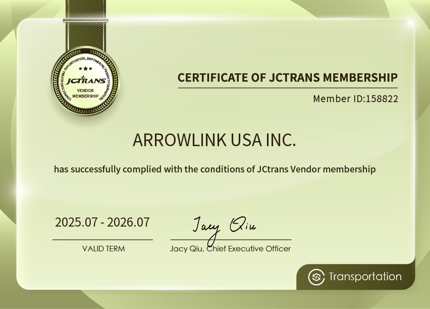 ARROWLINK USA INC.JC Vendor Transportation