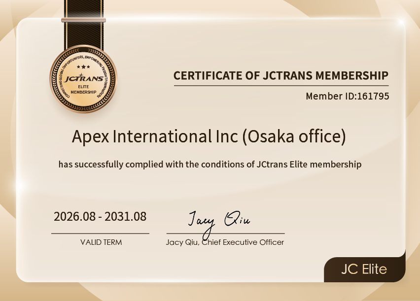 Apex International Inc (Osaka office)JC Elite