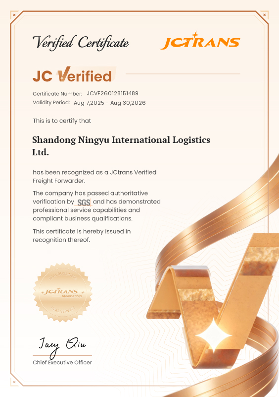 Shandong Ningyu International Logistics Ltd.JC Verified