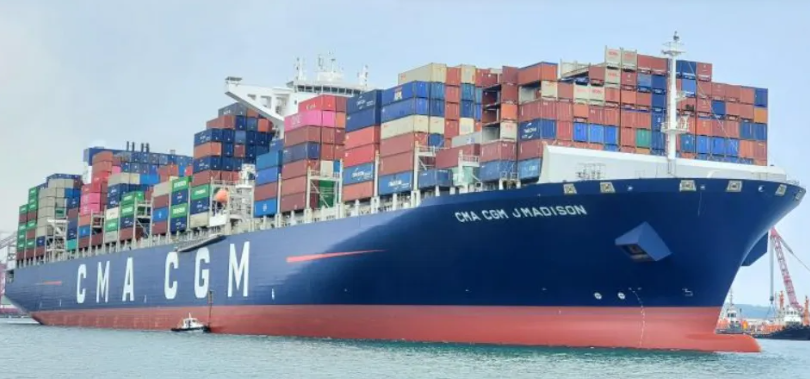 CMA CGM Containership Catches Fire Near Malacca Strait, Diverts to Port Klang