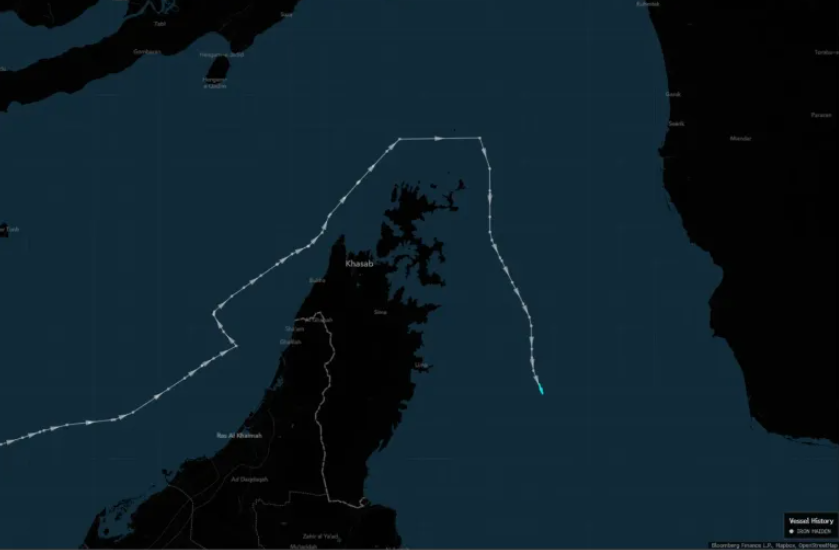 重磅消息！一艘标注“中国所有”货轮成功穿越霍尔木兹海峡