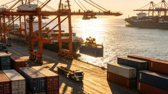 Minimizing destination terminal handling fees for shared freight distribution routed from shenzhen hubs to uk via lcl lines