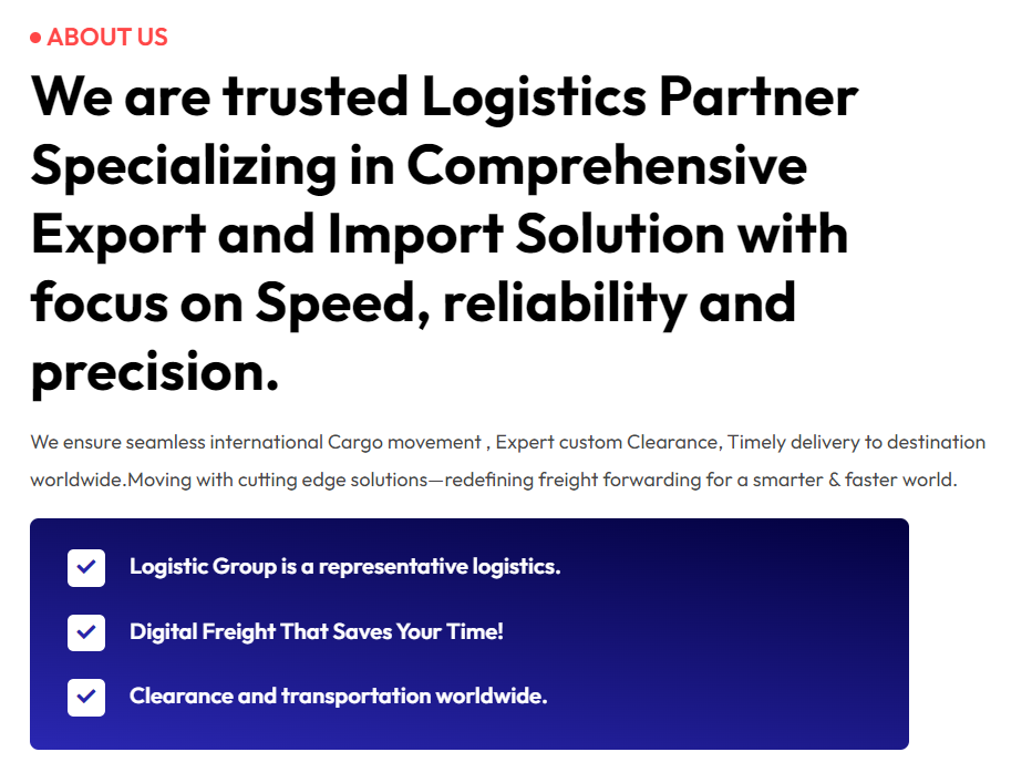 OLYGERS CARGO PRIVATE LIMITED - Freight Forwarding Company Profile ...
