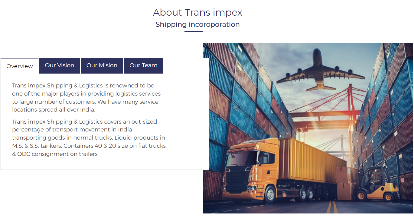 Trans Rmct Logistics TRANS IMPEX SHIPPING & LOGISTICS - Freight Forwarding Company Profile ...