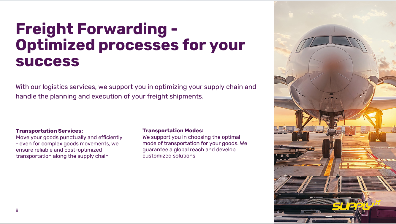 SUPPLYX COMPANY LIMITED - Freight Forwarding Company Profile, Contact ...